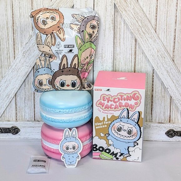 Authentic POP MART The Monsters EXCITING MACARON SEA SALT COCONUT Labubu - Picture 2 of 11